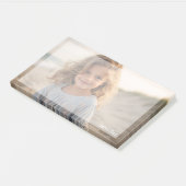 Vollständiges Foto-Design mit Individuelle Name Post-it Klebezettel (angewinkelt)