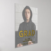 Vollständiges Foto Grad Grunge Typografie Foliendrucke (Ablage )