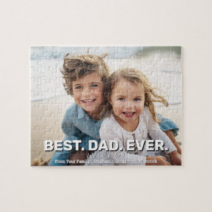 Vollständiges Foto mit dem besten Vater überhaupt Puzzle