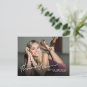 Vollständiges Foto Modernes Script Graduate Vielen Postkarte (Stehend Vorderseite)