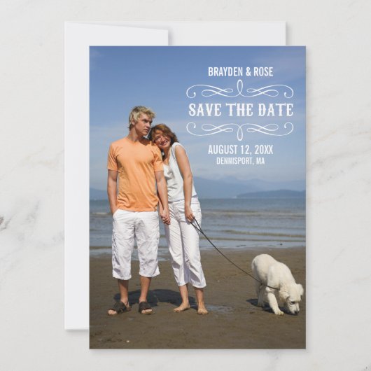 Vollständiges Foto Save the Date (Vorderseite)