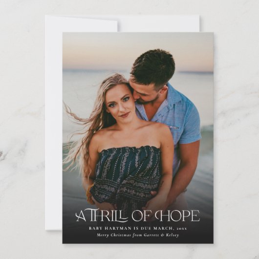 Vollständiges Foto Thrill Hope Ankündigung des Fot (Vorderseite)