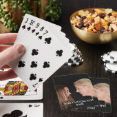 Vollständiges Foto - Vertikaler, benutzerdefiniert Spielkarten (In Situ)