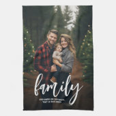 Vollständiges Foto - Vertikaler Text für benutzerd Geschirrtuch (Vertikal)