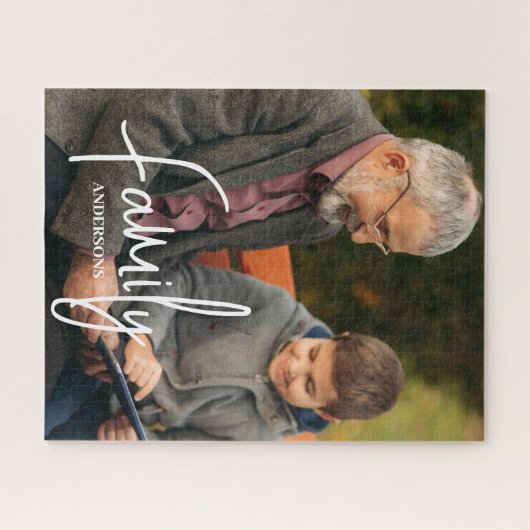 Vollständiges Foto - Vertikaler Text für benutzerd Puzzle (Horizontal)