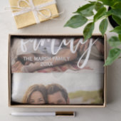 Vollständiges Foto - Vertikaler Text für benutzerd Seidenpapier (Geschenk)