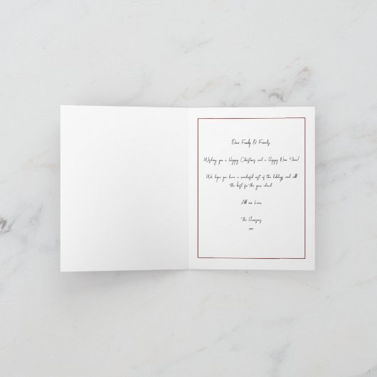 Vollständiges Foto Weihnachten Weihnachten Moderne (Innenseite)