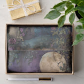 VOLLSTÄNDIGES MOON- UND GARTENDEKOUPAGE-TISSUPAPIE SEIDENPAPIER (Geschenk)