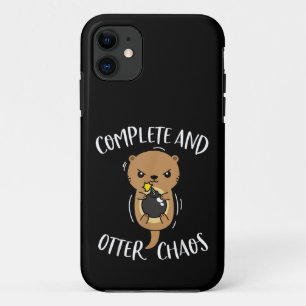 Vollständiges Otter-Chaos Lustiger Süßer Seeotter- Case-Mate iPhone Hülle