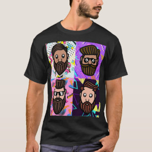 Vollständiges Party Bekleidung Hipster Männer Cool T-Shirt