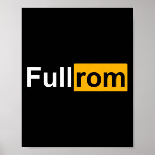 Vollständiges Rom Fitness Bodybuilding Gym Full Ro Poster