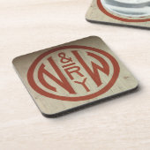 Vollständiges Set von 6 Logos für Norfolk und West Untersetzer (Linke Seite)