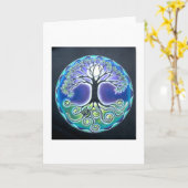 VOLLSTÄNDIGES WACHSTUMSMANDALA KARTE (Gelbe Blume)