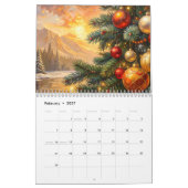 vollständiges Weihnachtsthema Kalender (Feb 2027)