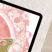 Vollstrawberry Moon | June Moon Illustration Poster