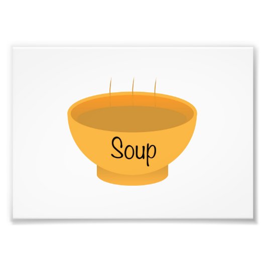 Vollsuppe Fotodruck (Vorne)