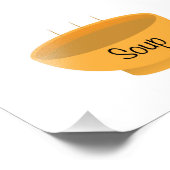 Vollsuppe Fotodruck (Ecke)