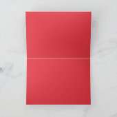 Volltextur Tomato Red Danke Karte - Anpassen (Innenseite)