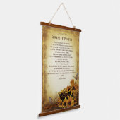 Vollversion von Reinhold Niebuhr Wandteppich Mit Holzrahmen (Gewinkelt)