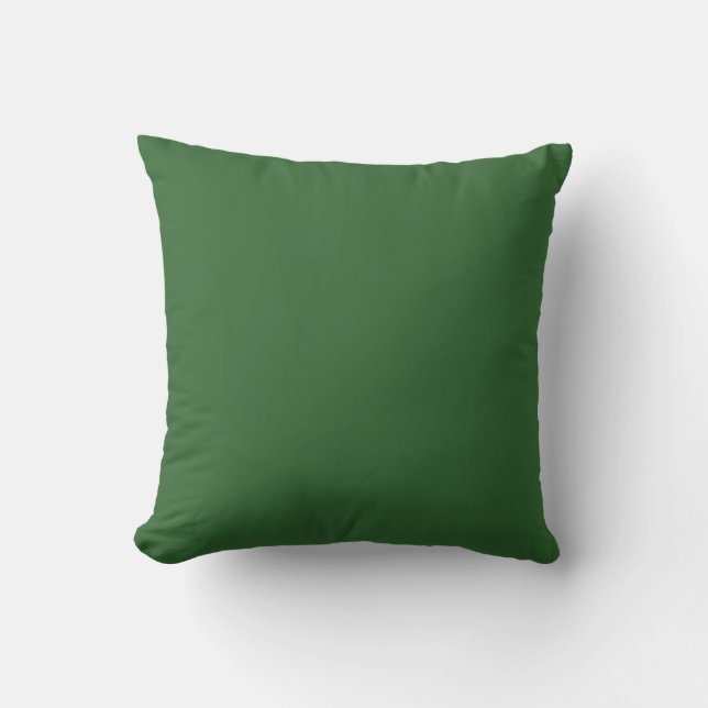 Vollwaldblau, schlichtes Kissen (Vorderseite)
