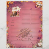 Vollwertrezeptur für Zucker und Gewürze (Rückseite)