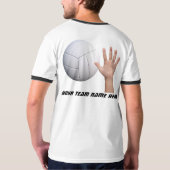 VOLLYBALL TEAM T-Shirt (Schwarz voll)