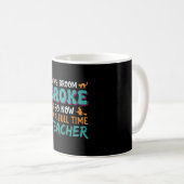 Vollzeit-Lehrer Halloween-Hexen-Design_1 Kaffeetasse (VorderseiteRechts)