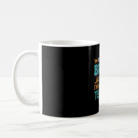 Vollzeit-Lehrer Halloween-Hexen-Design_1 Kaffeetasse (Links)