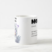 Vollzeit-Sorgen-Mama Kaffeetasse (Mittel)