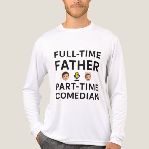 Vollzeit-Vater Teilzeit-lustiger Komiker Tri-Blend Shirt