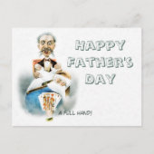 Vollzeitiger Vater-Tag CC0186 Postkarte (Vorderseite)