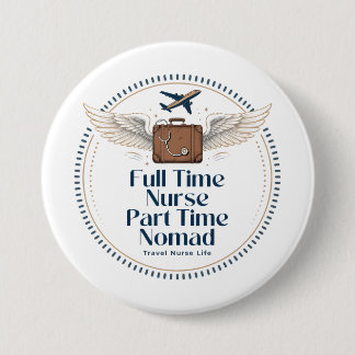 Vollzeitkrankenschwester Teilzeitnomade - Reisekra Button