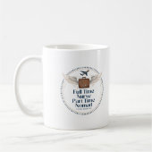 Vollzeitkrankenschwester Teilzeitnomade - Reisekra Kaffeetasse (Links)