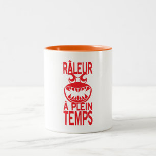 Vollzeitraler Humor Be Feroce Zweifarbige Tasse
