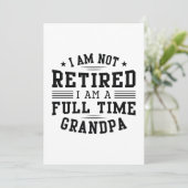 Vollzeitvergütung Dankeskarte (Stehend Vorderseite)