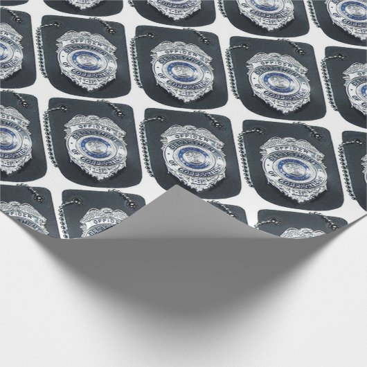 Vollzugsbehördeprodukte Geschenkpapier (Ecke)