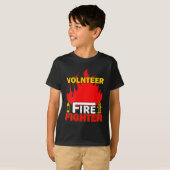 Volnteer Firefighter Fireman Gift Proud Firefighte T-Shirt (Vorne ganz)