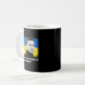 Volodymyr Zelensky I Stand bei der Ukraine Peace L Kaffeetasse (Vorderseite Links)