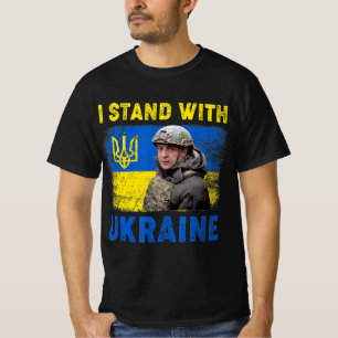 Volodymyr Zelensky I Stand mit der Ukraine T-Shirt