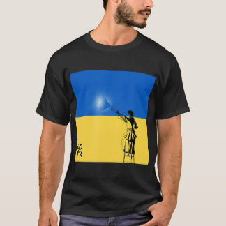 Volodymyr Zelensky Präsident Ukraine Flag Spray Pa T-Shirt