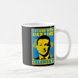 Volodymyr Zelensky Ukraine Ukrainische Flagge Shir Kaffeetasse