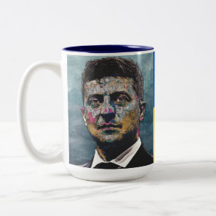 Volodymyr Zelenskyy Two Tone Tasse