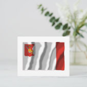 Vologda Oblast Flag Postkarte (Stehend Vorderseite)