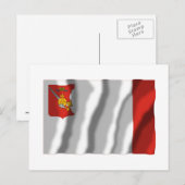 Vologda Oblast Flag Postkarte (Vorne/Hinten)