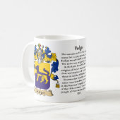 Volpe, der Ursprung, die Bedeutung und das Wappen Kaffeetasse (Vorderseite Links)