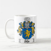 Volpe Familienwappen Kaffeetasse (Links)