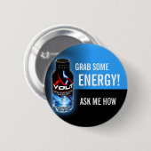 Volt-enormer Knopf Button (Vorne & Hinten)