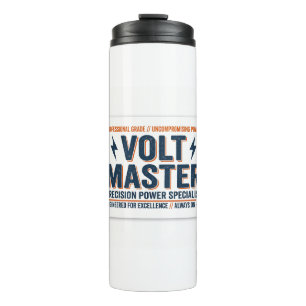 Volt Meister Elektriker Geschenk Thermosbecher