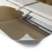 Volta Lighthouse Brunate Lake Como Italien Poster (Ecke)