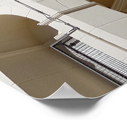 Volta Lighthouse Brunate Lake Como Italien Poster (Ecke)